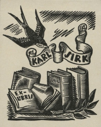 Ex-libris Karl Sirk 