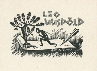 Leo Uuspõld ex libris 