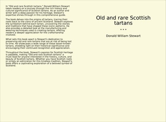 Old and rare Scottish tartans 