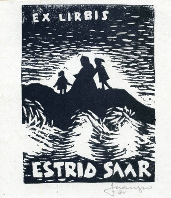 Ex libris Estrid Saar 