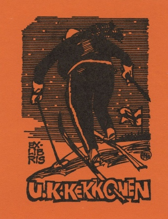 Ex-libris U. K. Kekkonen 