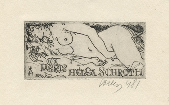 Ex libris Helga Schroth 