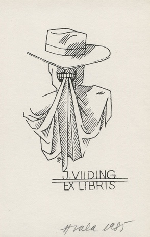 J. Viiding ex libris 