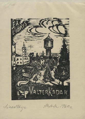 Ex libris Valter Kadak 