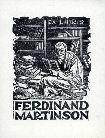 Ex libris Ferdinand Martinson 