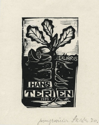 Ex libris Hans Terien 