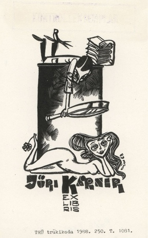 Jüri Kärner ex libris 