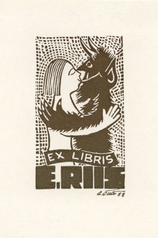 Ex libris E. Riis 