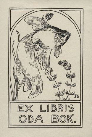 Ex libris Oda Bok 