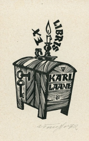 Ex libris Karl Laane 