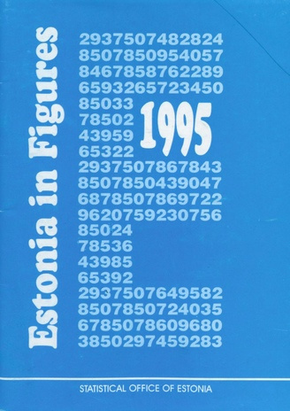 Estonia in figures ; 1995