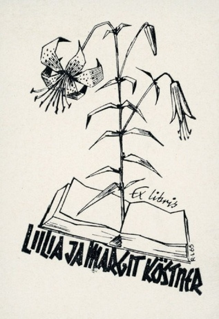 Ex libris Liilia ja Margit Köstner 