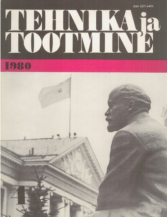 Tehnika ja Tootmine ; 4 1980-04