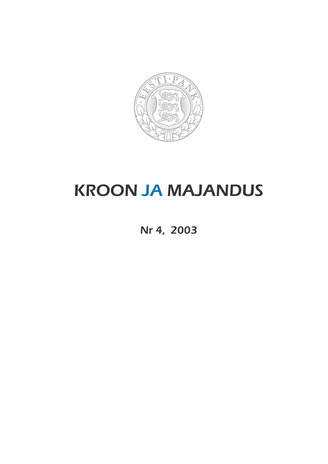 Kroon ja Majandus ; 4