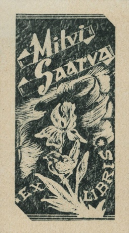 Milvi Saarva ex libris 