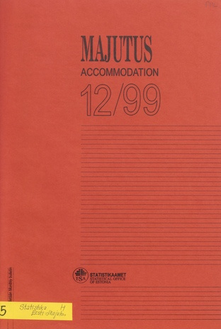 Majutus : kuubülletään = Accommodation : monthly bulletin ; 12 2000-02