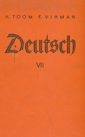 Deutsch : VII [Klasse]