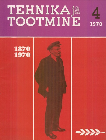 Tehnika ja Tootmine ; 4 1970-04