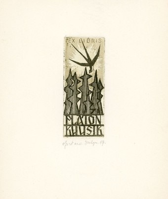 Ex libris Platon Kuusik 