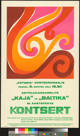 Estraadiansamblite Kaja ja Baltika 10. aastapäeva kontsert