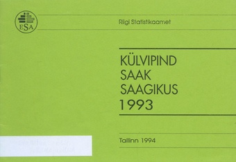 Külvipind. Saak. Saagikus 1993 