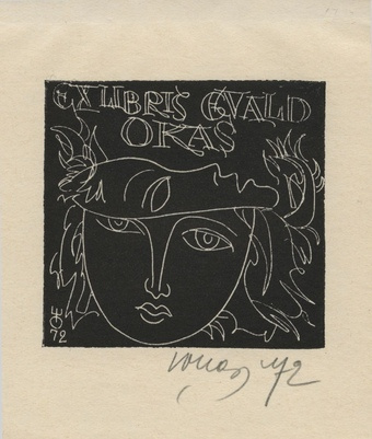 Ex libris Evald Okas 