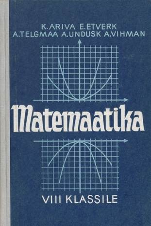 Matemaatika VIII klassile 