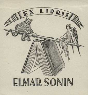 Ex libris Elmar Sonin 