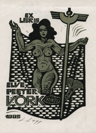 Ex libris Elve Peeter Võrk 