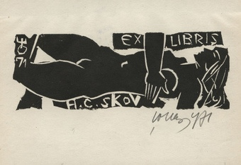 Ex libris H. C. Skov 