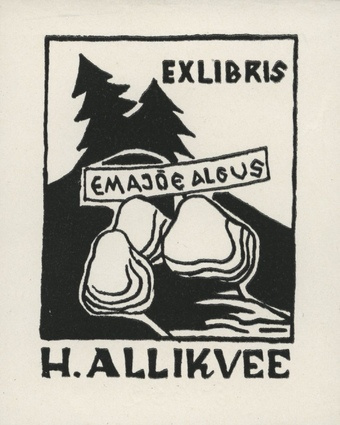 Exlibris H. Allikvee 