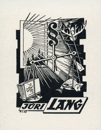 Ex libris Jüri Lang 