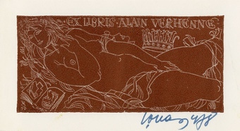 Ex libris Alain Verhenne 