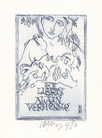 Ex libris Alain Verhenne 