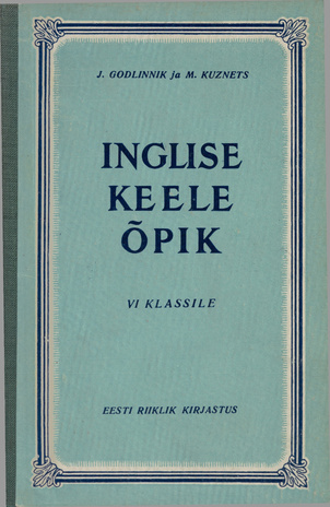 Inglise keele õpik VI klassile