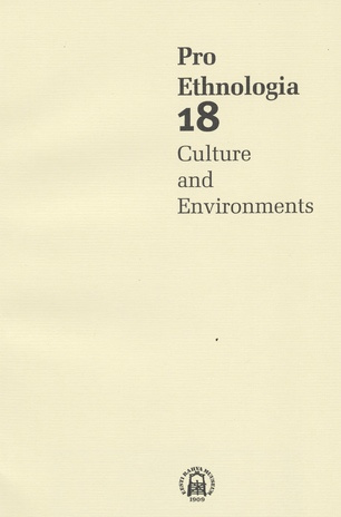 Culture and environments : [articles