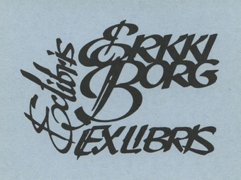 Ex libris Erkki Borg 